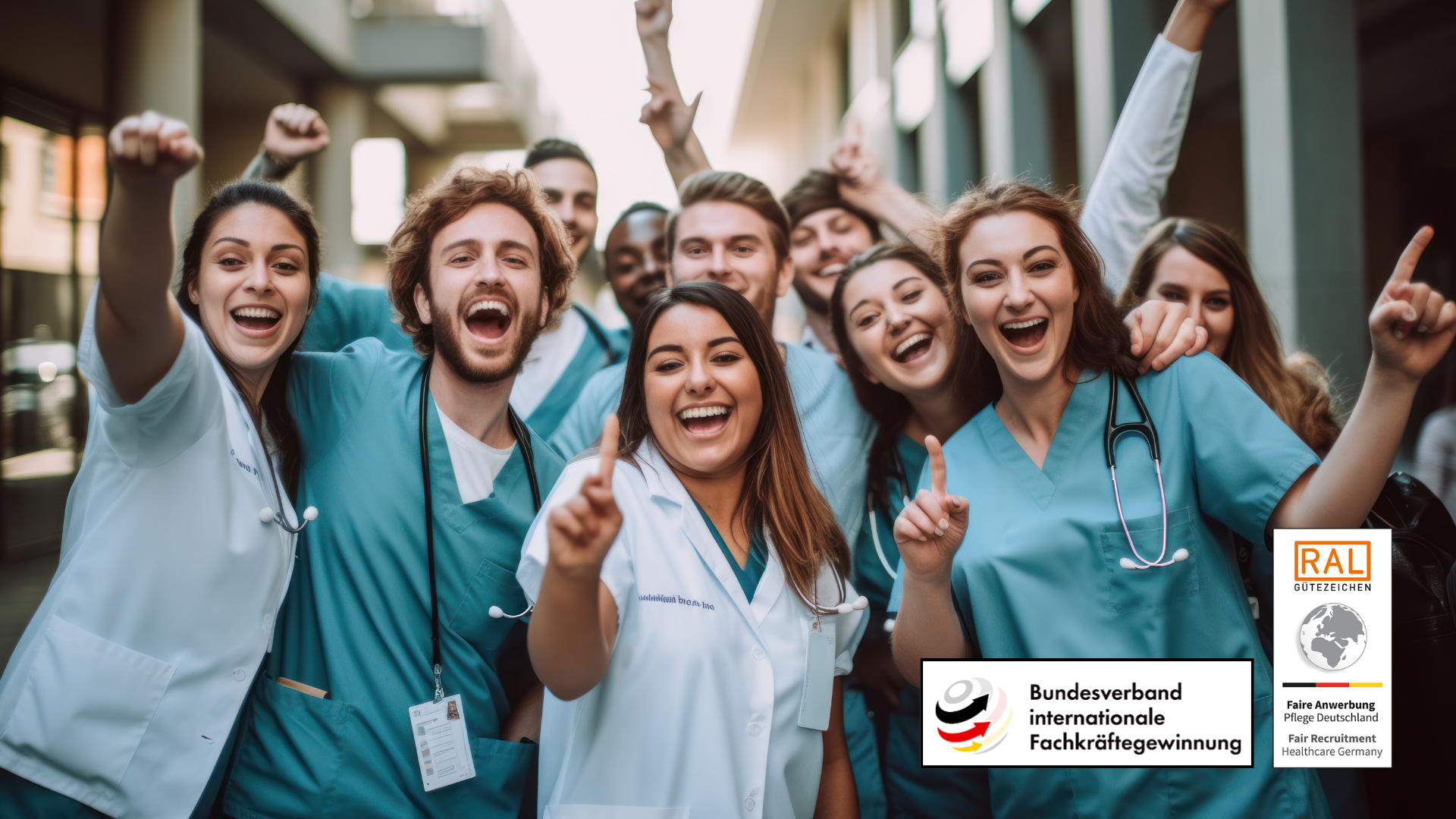 Internationales Pflegeteam – ausgezeichnet durch RAL Gütezeichen und Bundesverband internationale Fachkräftegewinnung